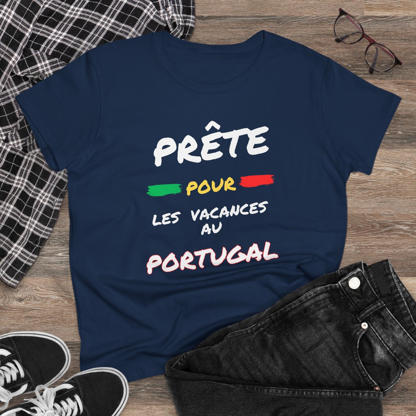 Prête pour les Vacances au Portugal - T-shirt Mulher
