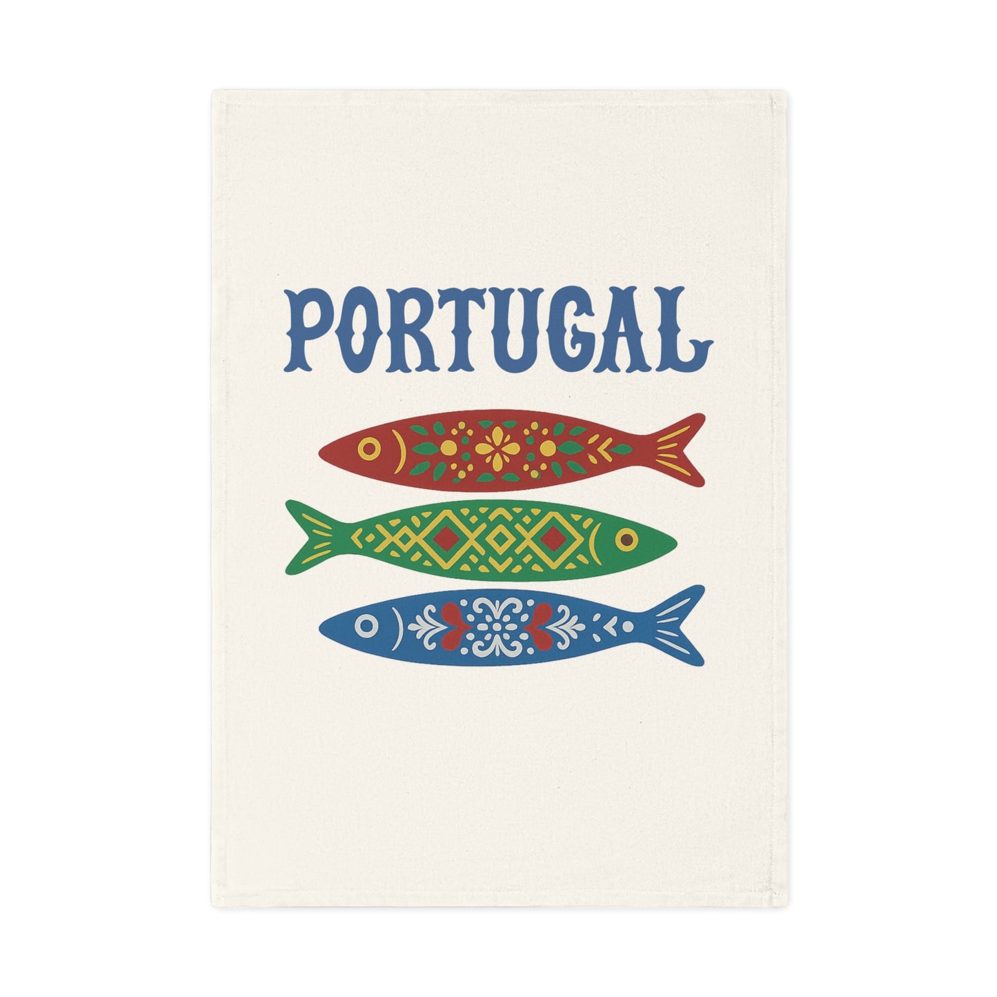Pano de Louça - Portugal e Sardinhas