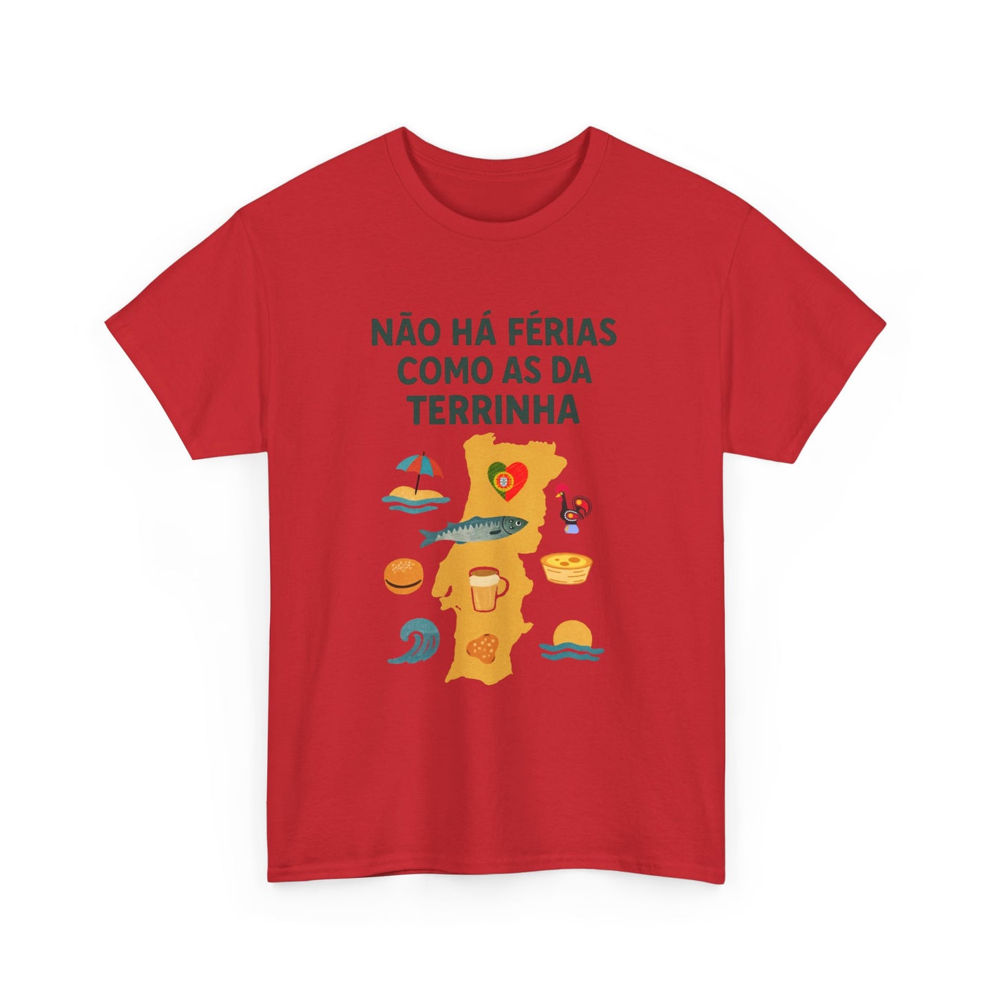 Não há férias como as da terrinha - T-shirt homme