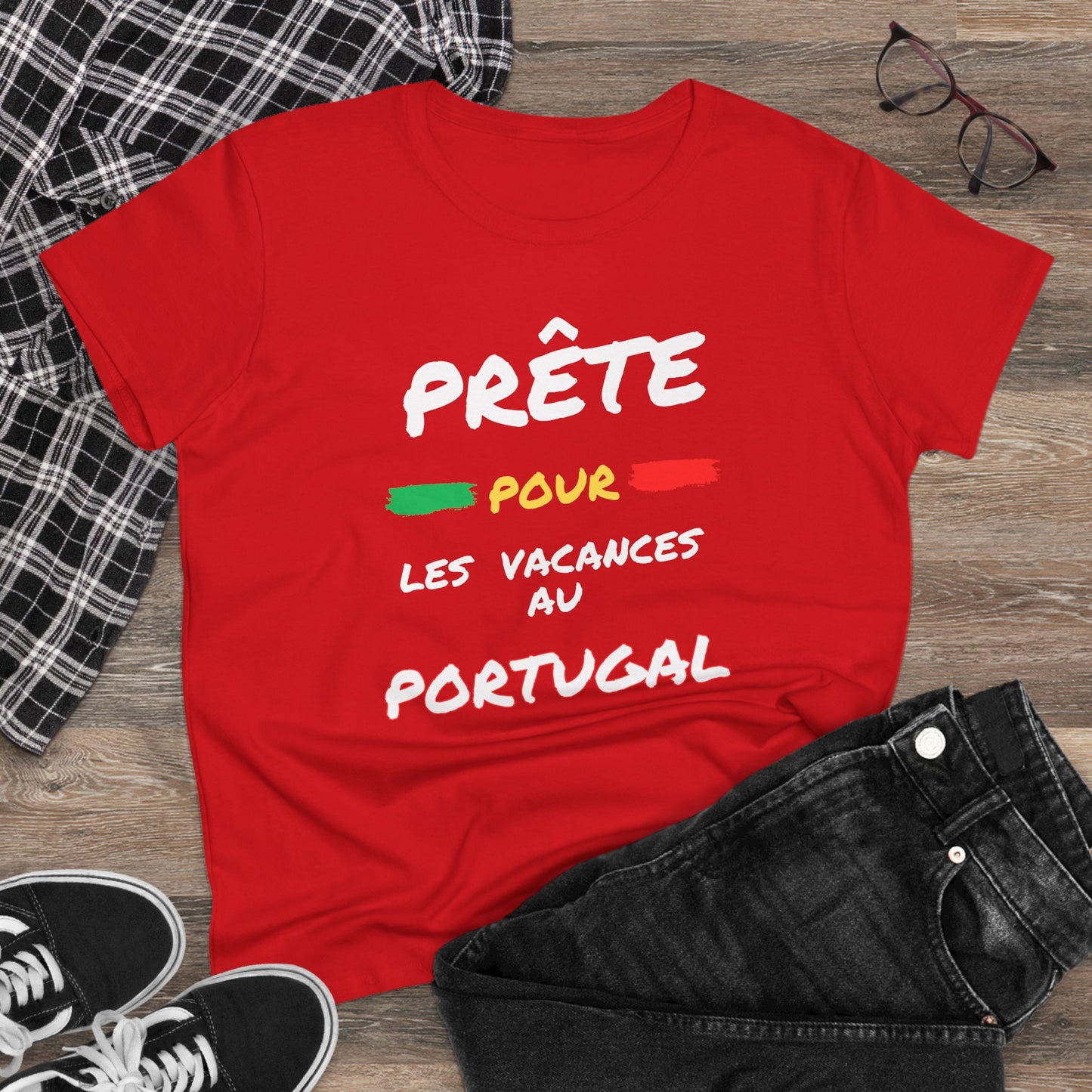 Prête pour les Vacances au Portugal - T-shirt Mulher