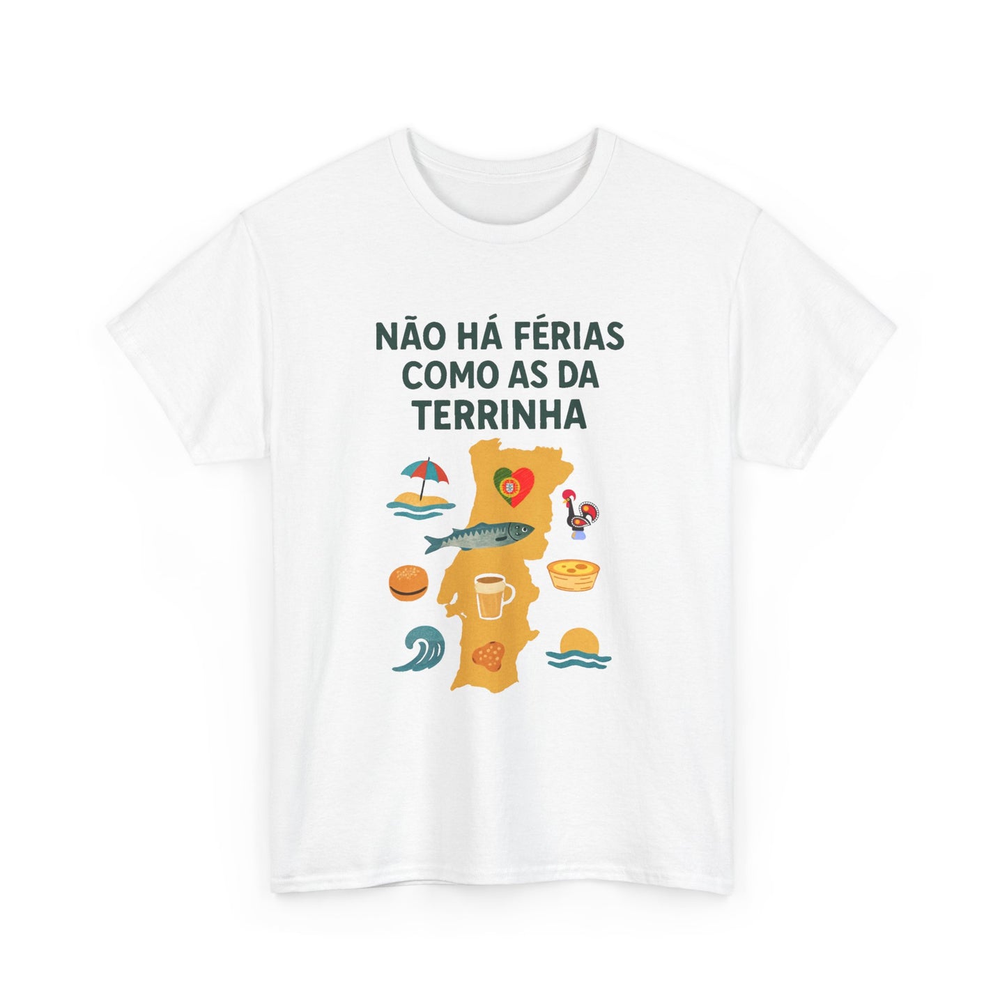 Não há férias como as da terrinha - T-shirt homme