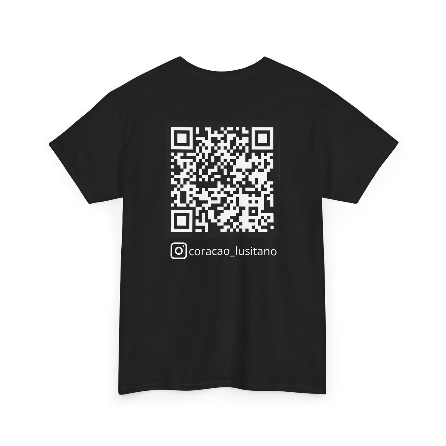 T-shirt Unissexo - QR Code Coração Lusitano
