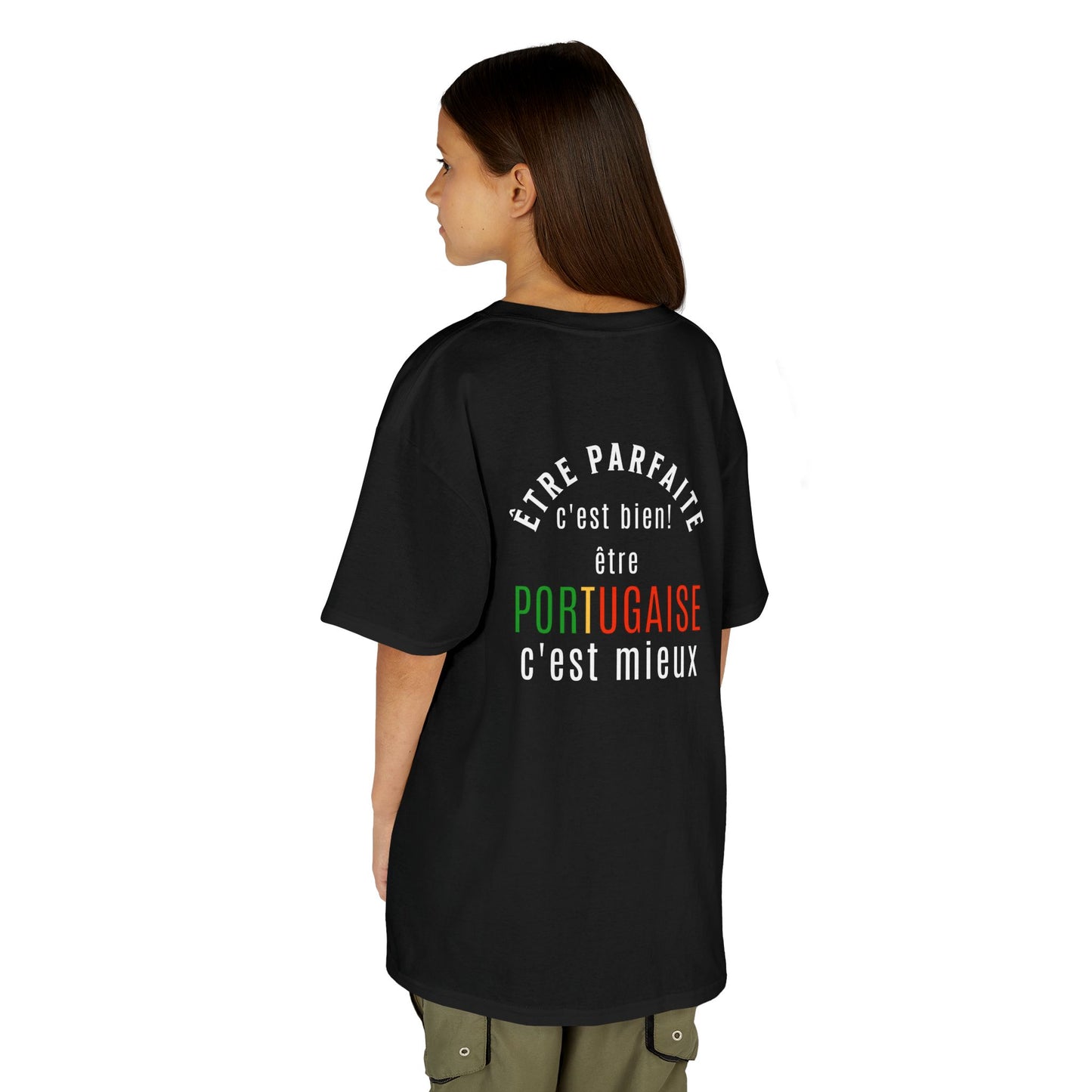 T-shirt Criança - Etre Portugaise c'est mieux
