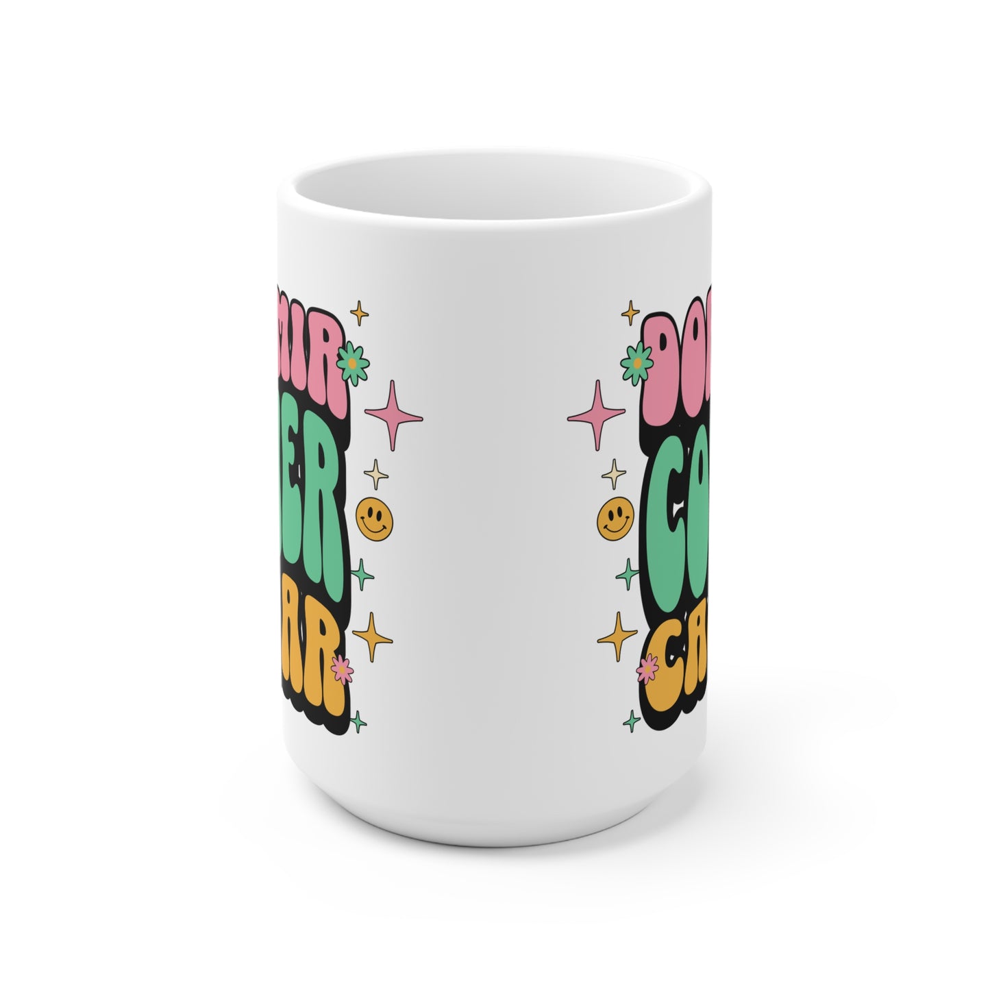 Mug 400 ml - Dormir, Comer, Cagar