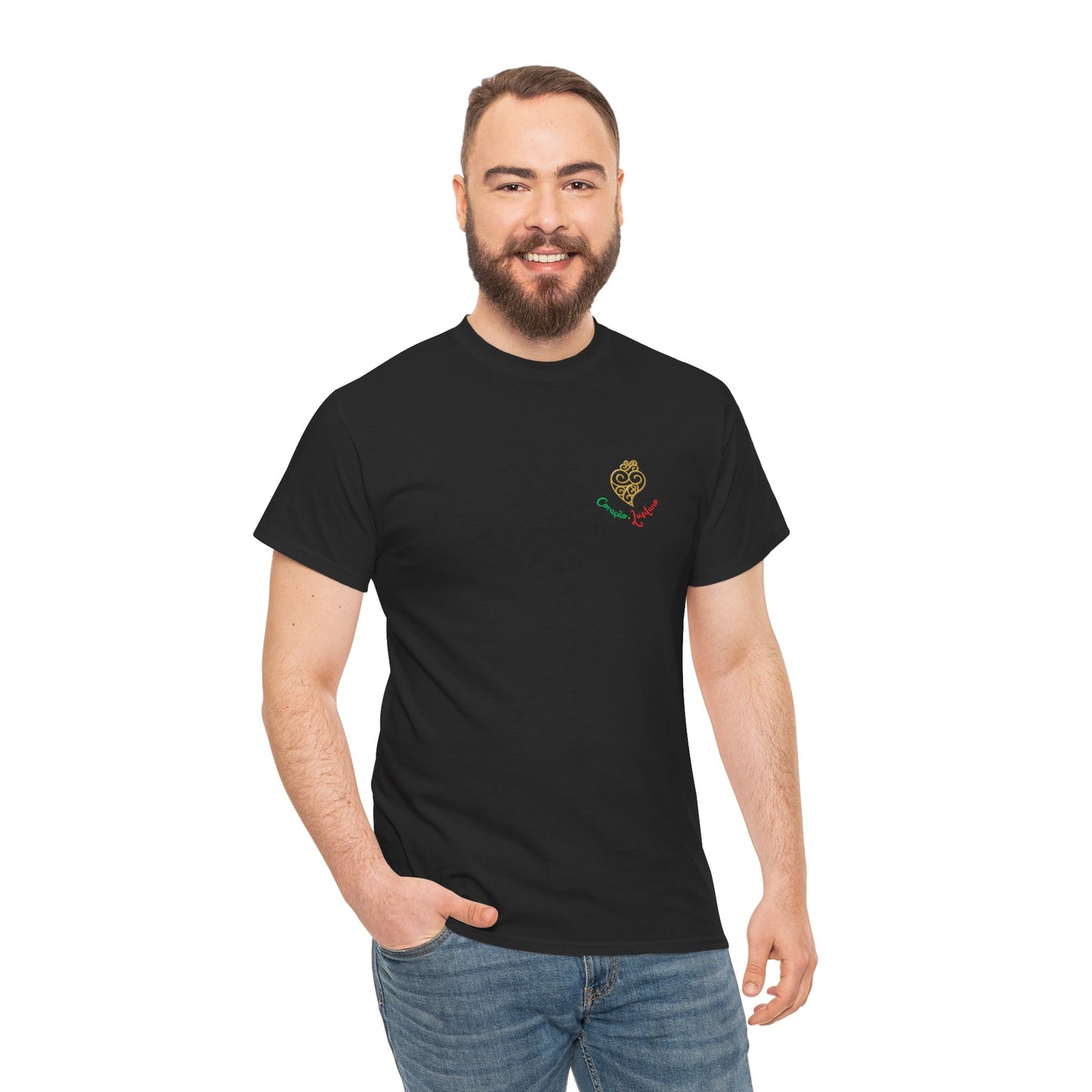 T-shirt Homem - Être parfait c’est bien, être Portugais c’est mieux