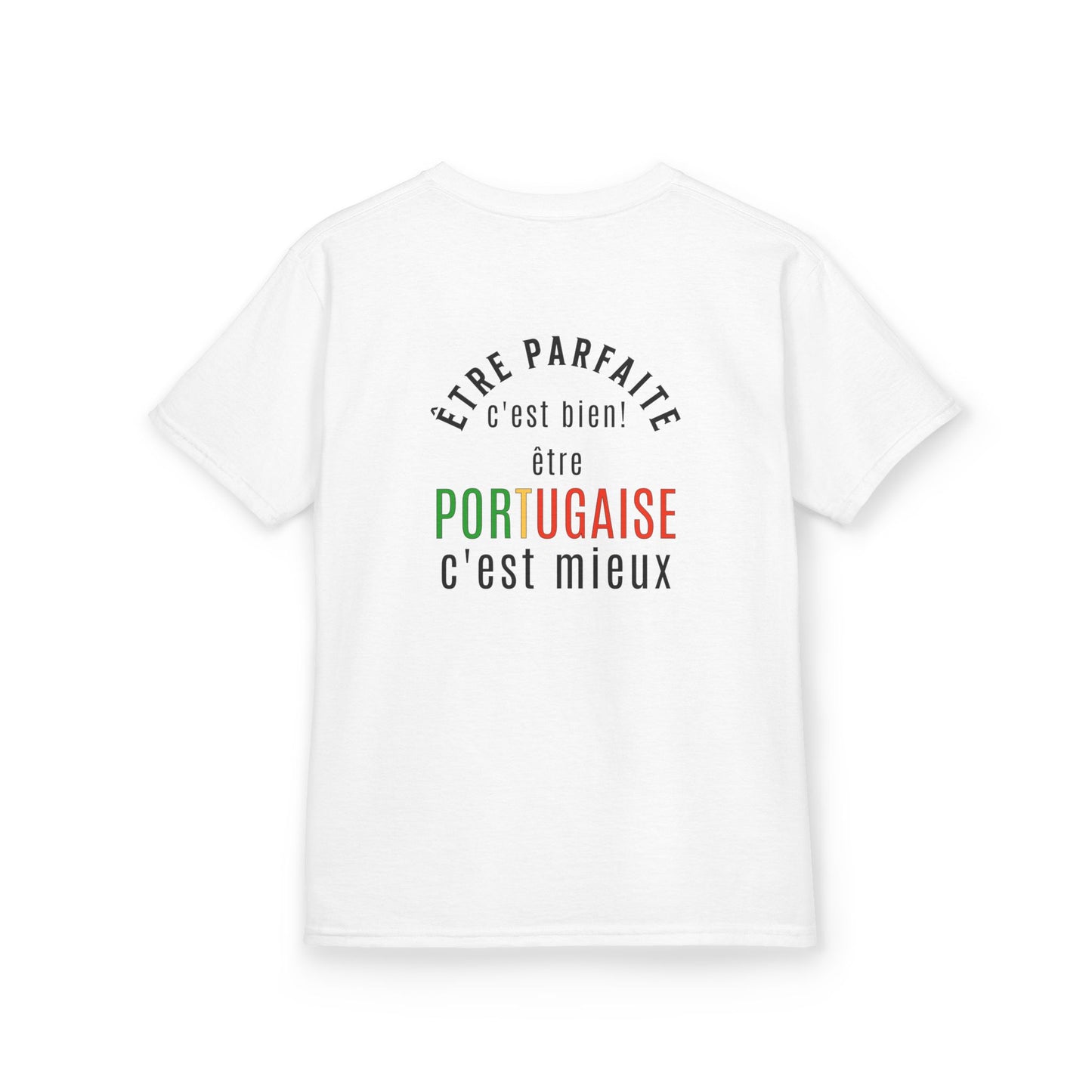 T-shirt Criança - Etre Portugaise c'est mieux