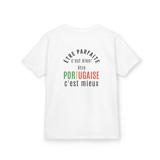 T-shirt Criança - Etre Portugaise c'est mieux