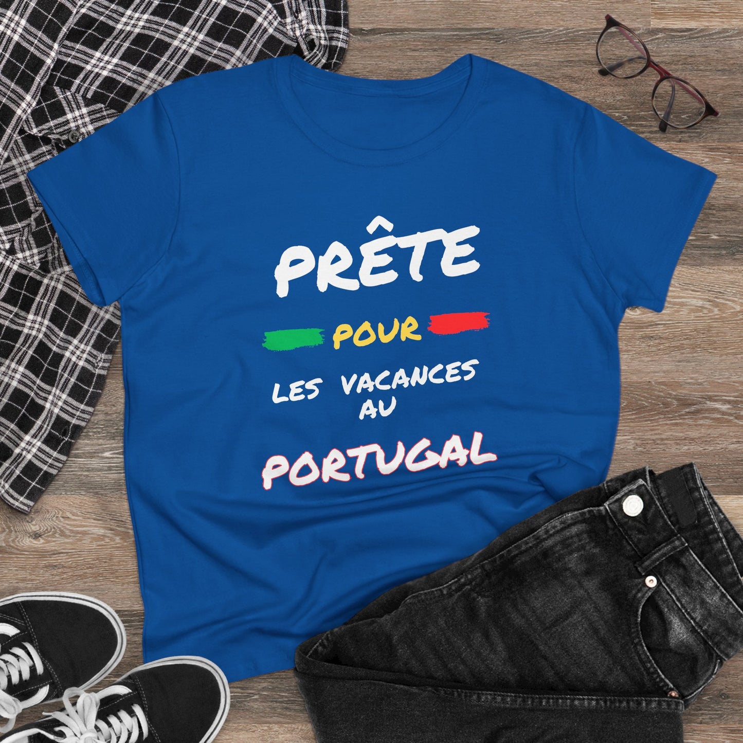 Prête pour les Vacances au Portugal - T-shirt Mulher