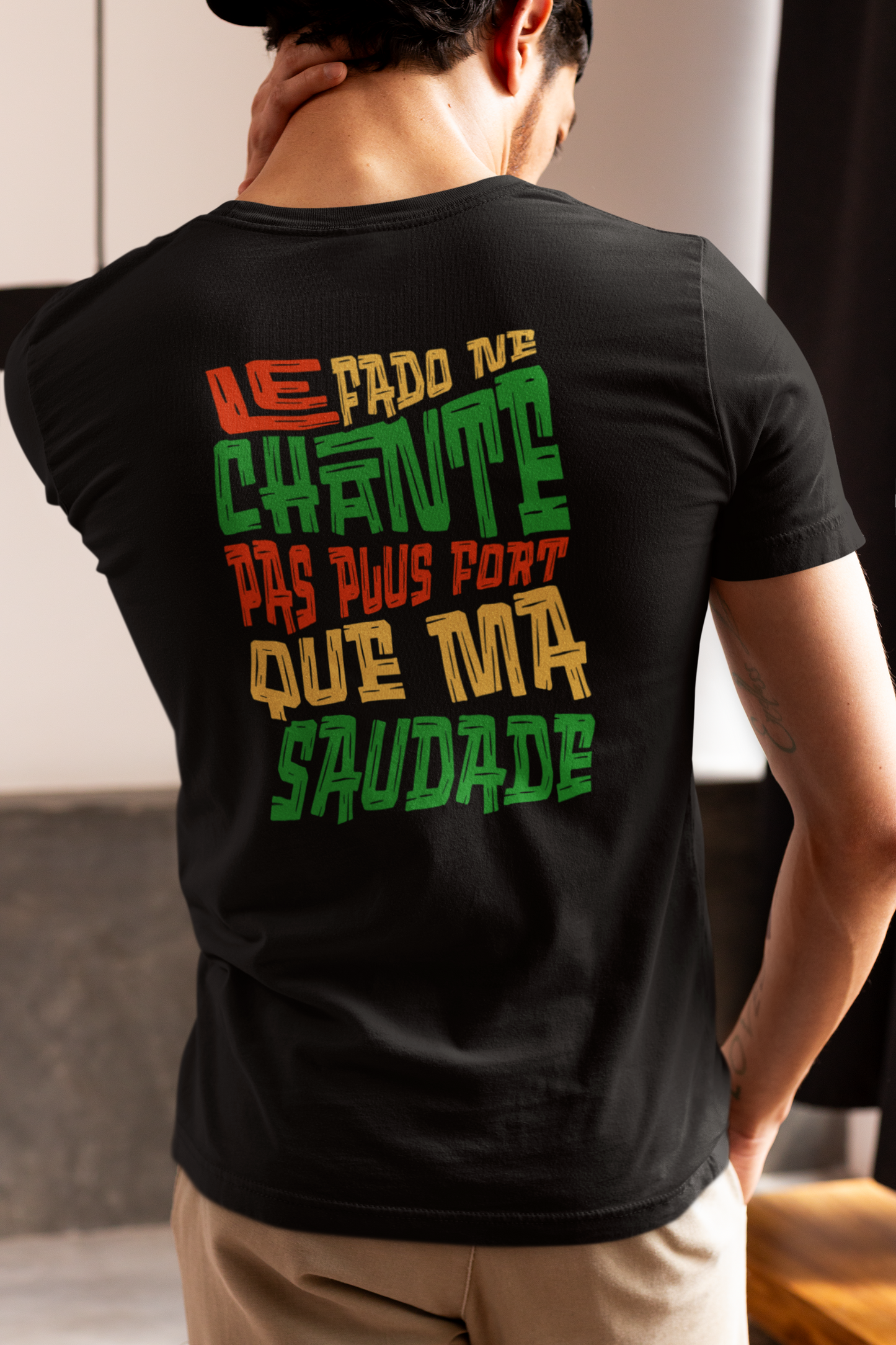 T-shirt Unissexo - Le Fado ne chante pas plus fort que ma Saudade