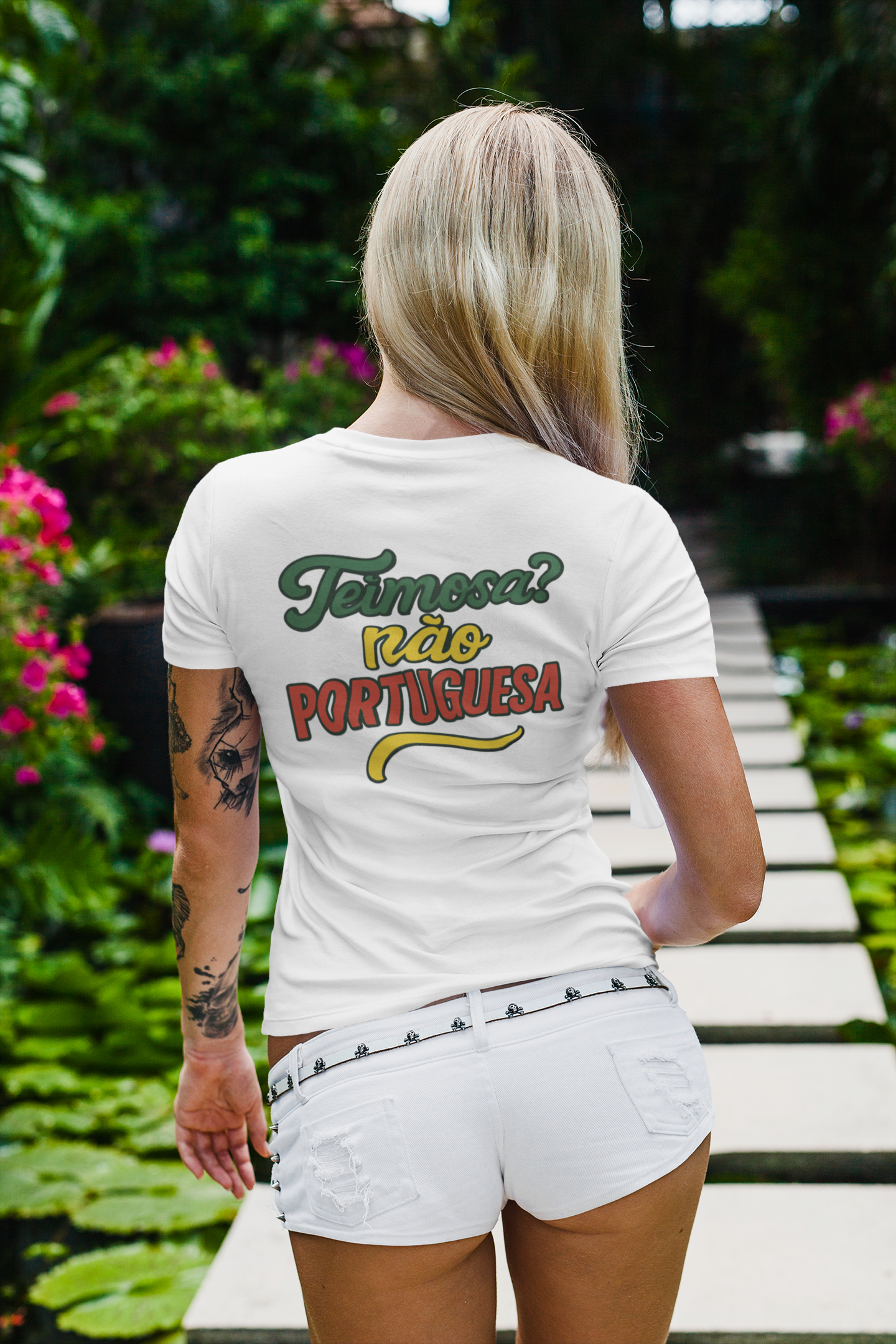 T-shirt “Teimosa? não Portuguesa” – Edição Feminina Orgulhosamente Lusa