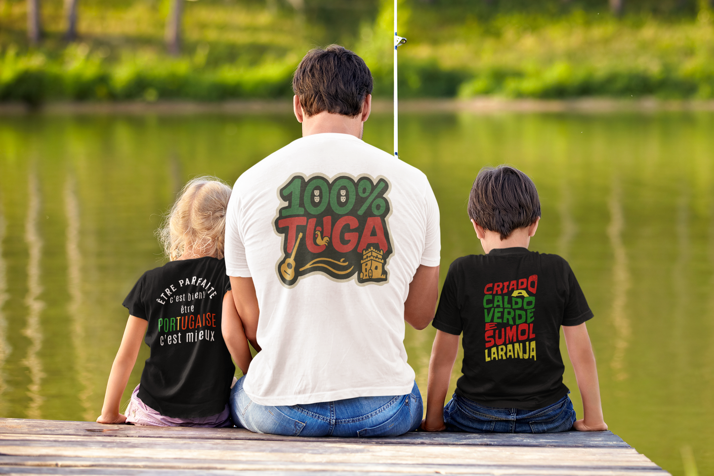 T-shirt Criança - Etre Portugais c'est mieux