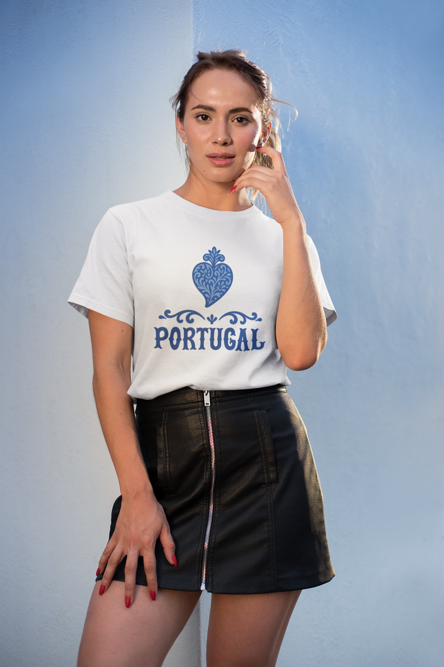 Coração de Portugal - T-shirt unisexe