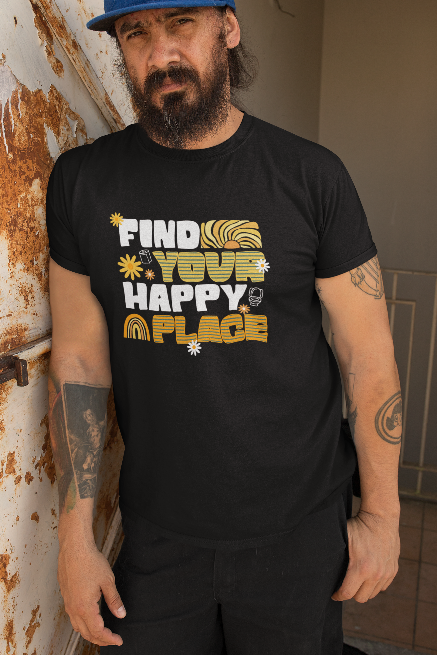 Find Your Happy Place – T-shirt unisexe