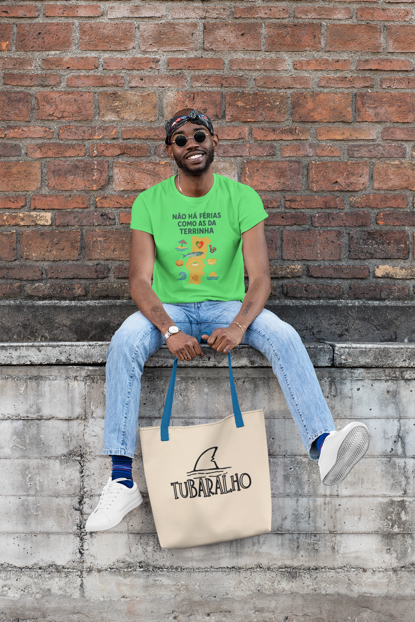 Não há férias como as da terrinha - T-shirt homme