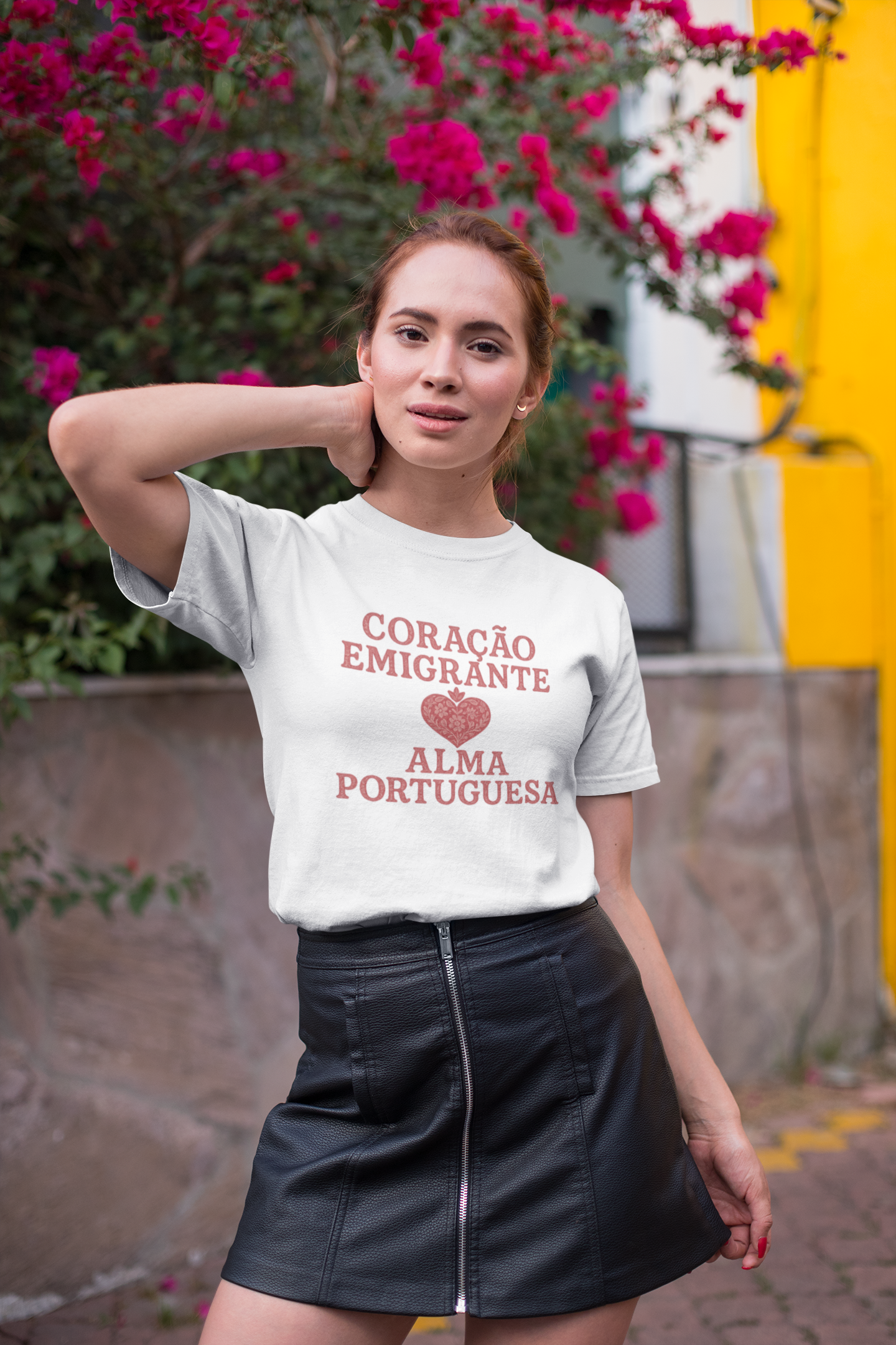 Coração Emigrante, Alma Portuguesa- T-shirt unisexe